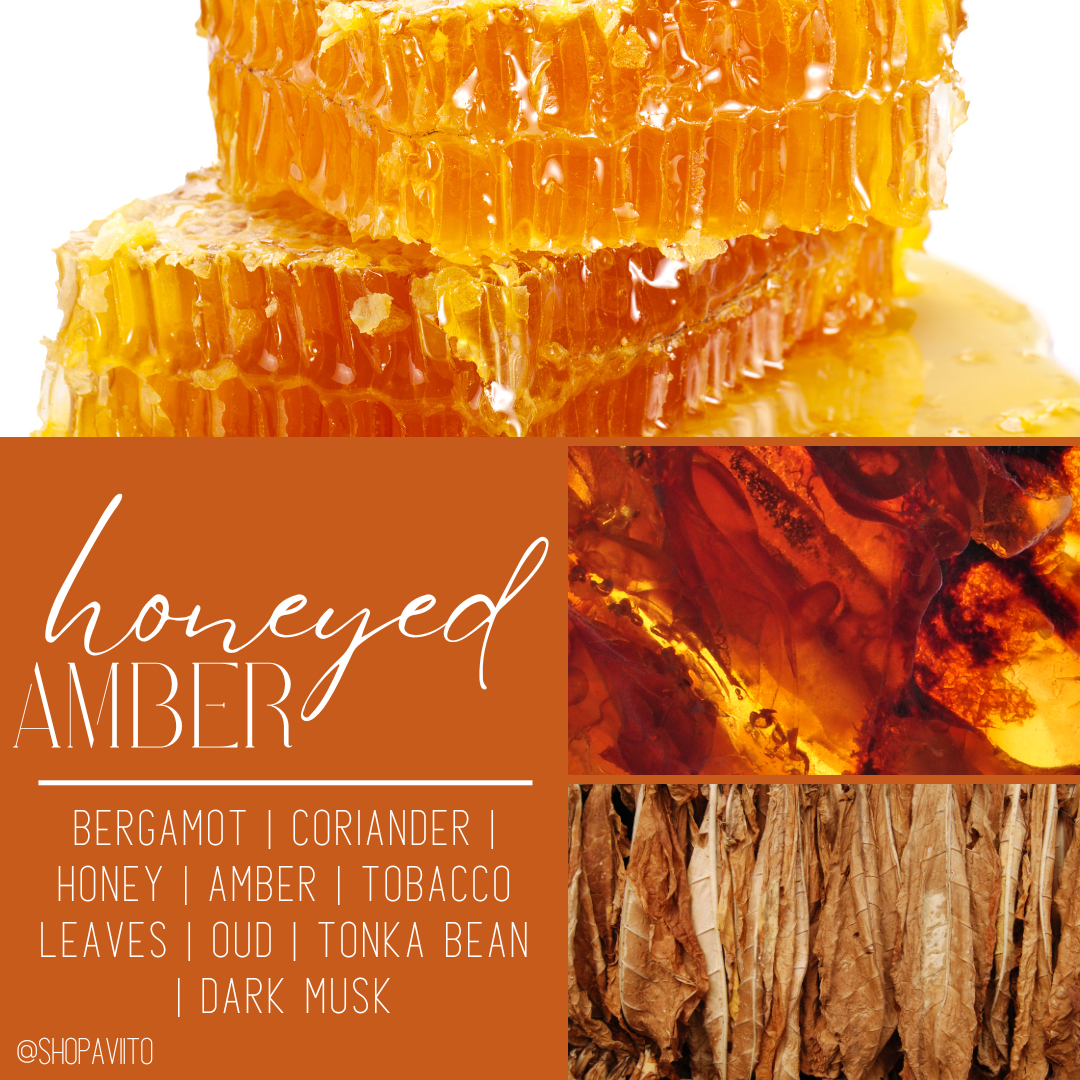 Honeyed Amber Wooden Wick Soy Candle