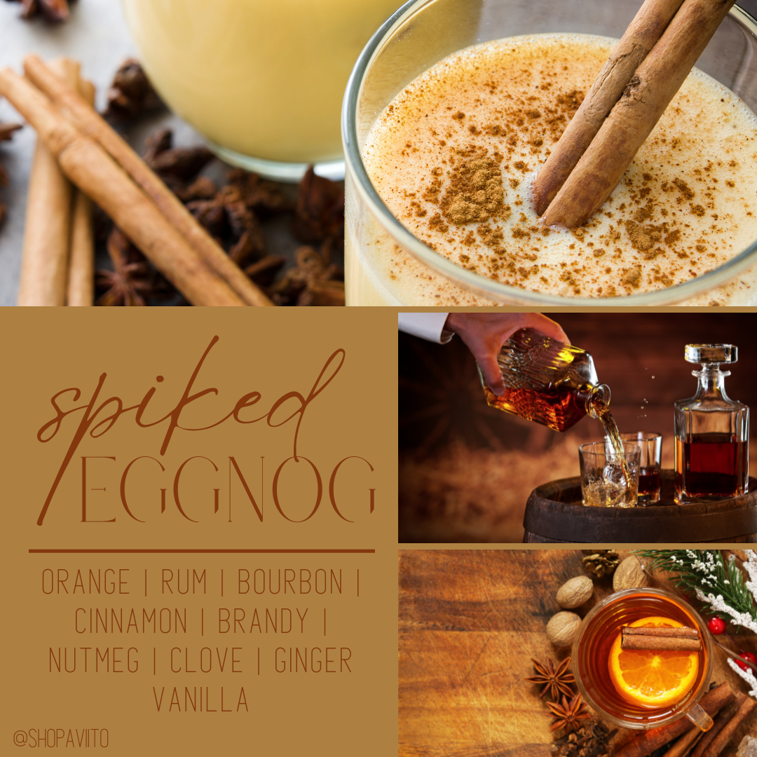 Spiked Eggnog - Crackling Wooden Wick Soy Candle