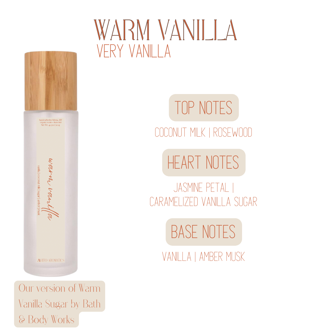 Very Vanilla - Room + Linen Mists